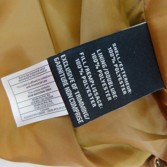 7 For all Mankind Women's Jacket NWT Bronze Short Puffer Jacket Large - Picture 4 of 9